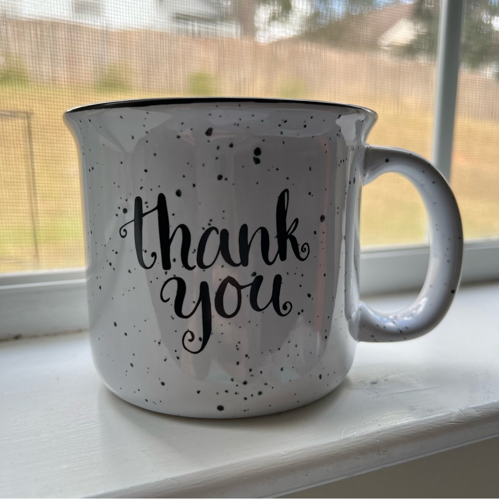 Thank you mug